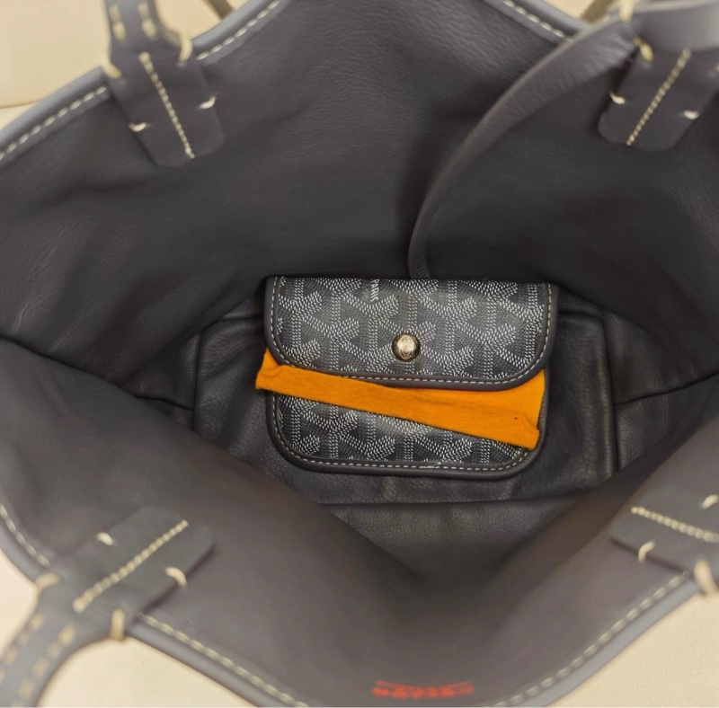 Goyard Anjou mini tote 灰色 二手9.5新🩶-5