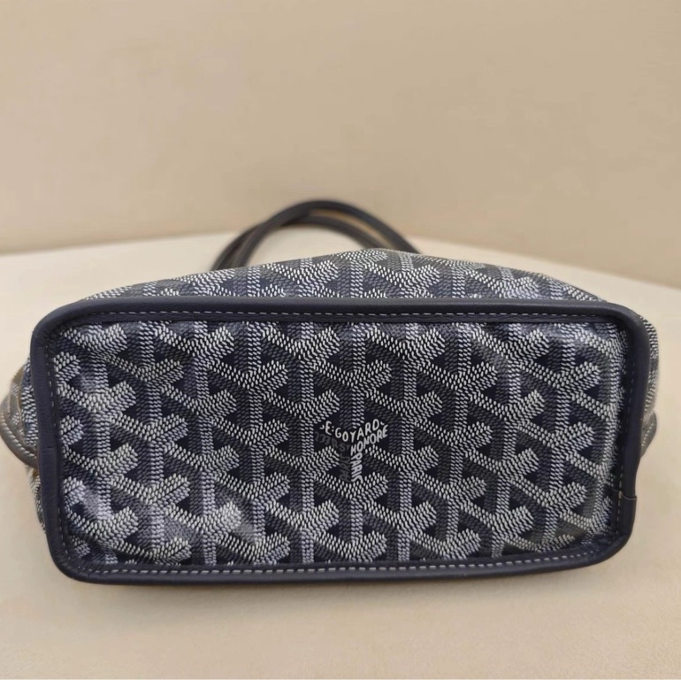Goyard Anjou mini tote 灰色 二手9.5新🩶-8