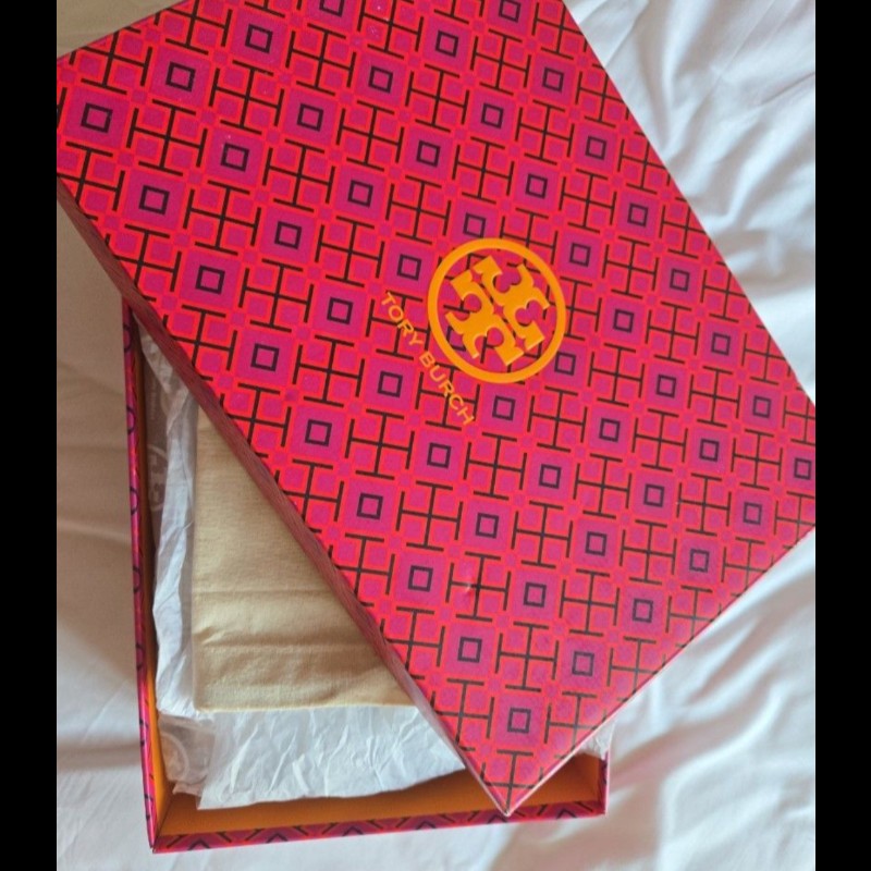 Tory Burch Denim sneakers with original packaging US6 , Tory Burch Designer 女波鞋 全新-4