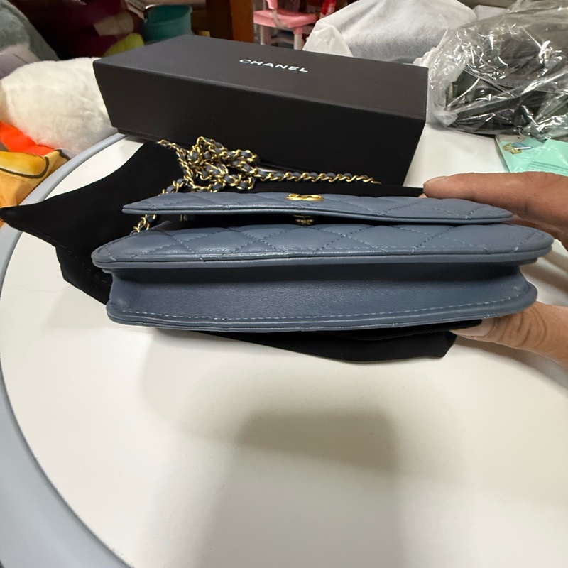 香奈兒mini flap 小金球-7