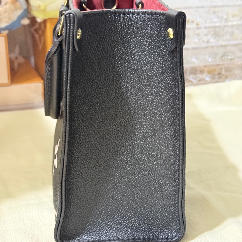 99新🎖️私物甜售🖤LV on the go黑色牛皮 小號斜背托特-18