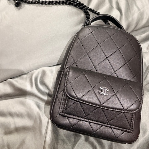 chanel 小書包 so black