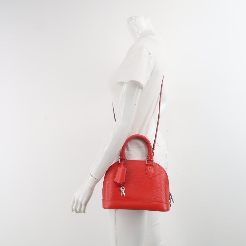 Louis Vuitton(LV)BB牛皮純色水波紋貝殼斜挎單肩包-1