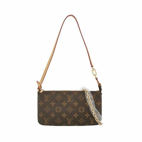 Louis Vuitton (LV)Accessories麻將包款大號植鞣革老花肩背包晶片款