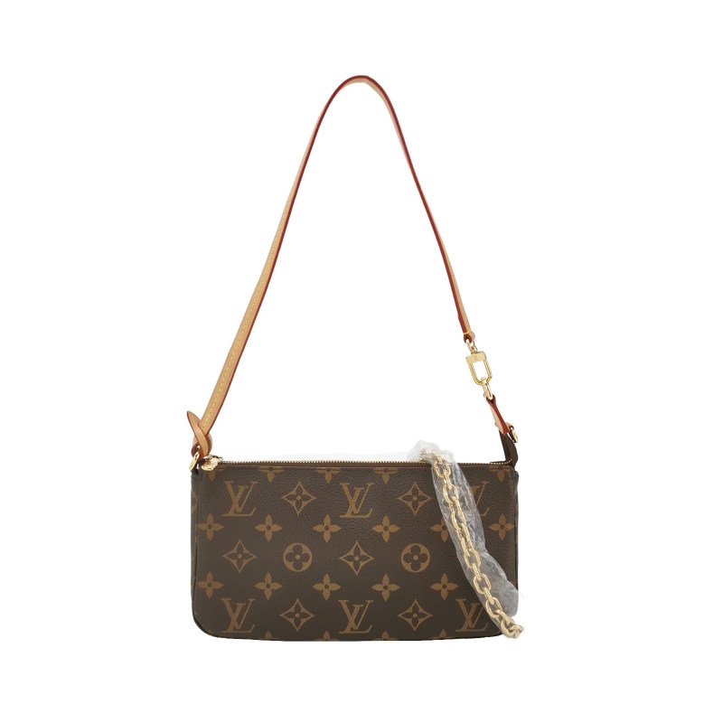 Louis Vuitton (LV)Accessories麻將包款大號植鞣革老花肩背包晶片款-0
