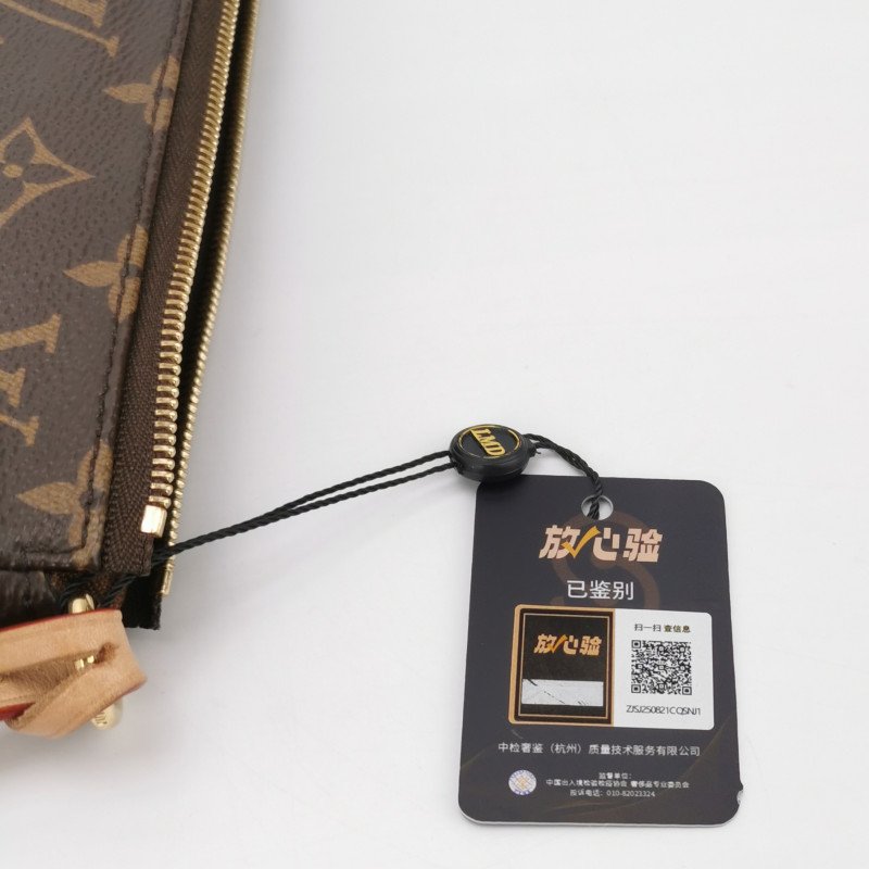 Louis Vuitton (LV)Accessories麻將包款大號植鞣革老花肩背包晶片款-7