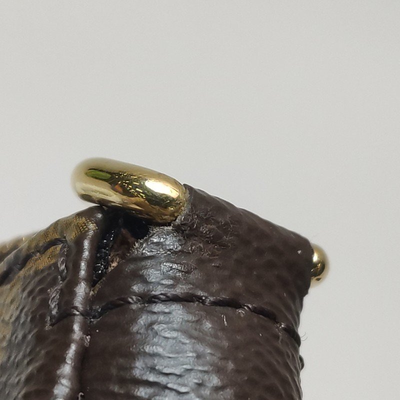 Louis Vuitton (LV)Accessories麻將包款大號植鞣革老花肩背包晶片款-18