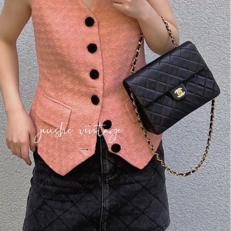 #24k金 香奈兒黑金方胖子Cf #經典老香 #收藏價值超高-1