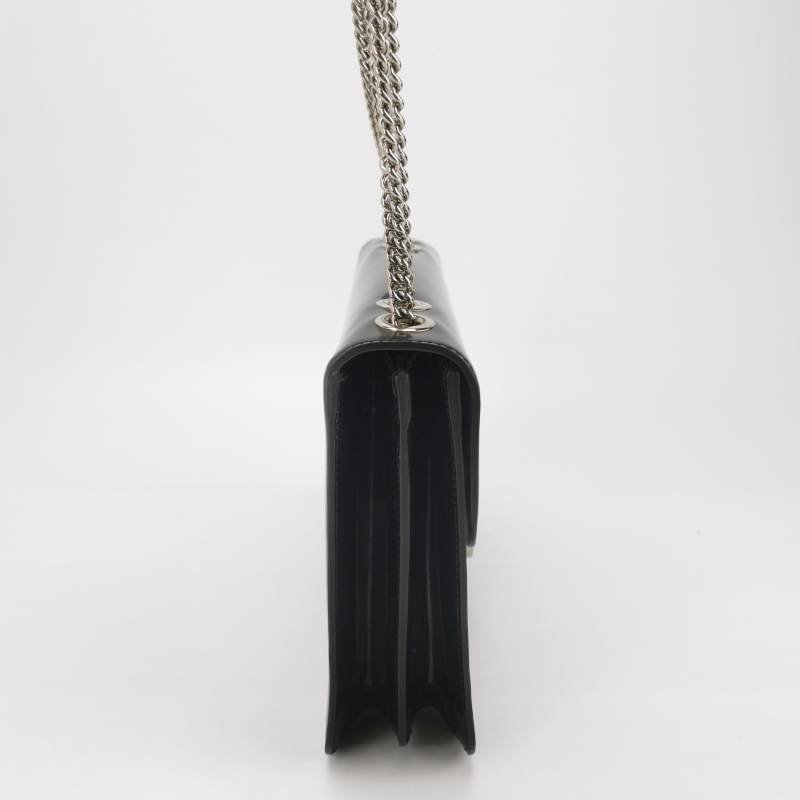 Gucci InterlockingG牛皮純色互扣式雙G單肩包-3