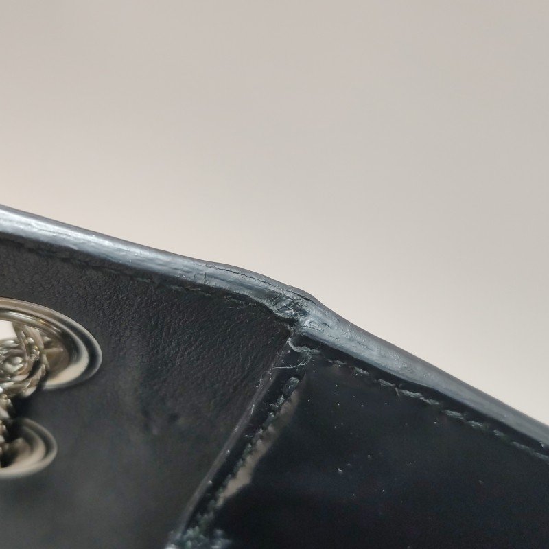 Gucci InterlockingG牛皮純色互扣式雙G單肩包-30