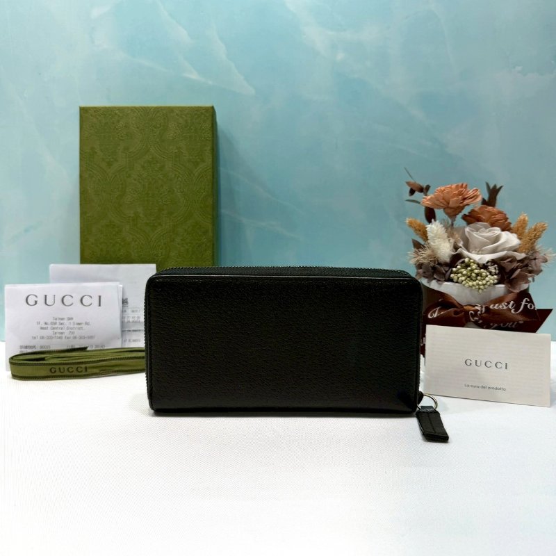 GUCCI ANIMALIER蜜蜂拉鍊長夾-1