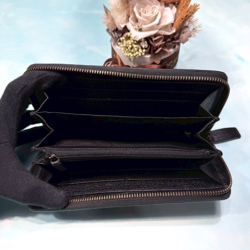 GUCCI ANIMALIER蜜蜂拉鍊長夾-4