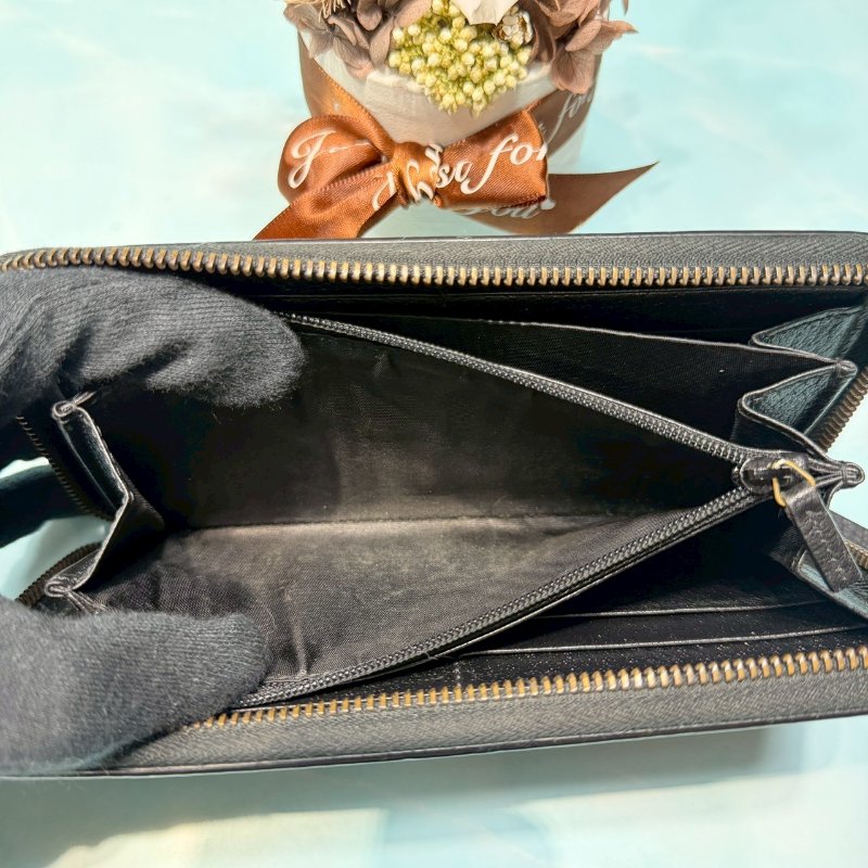 GUCCI ANIMALIER蜜蜂拉鍊長夾-5