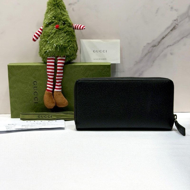 GUCCI ANIMALIER 金蜜蜂拉鍊長夾-1