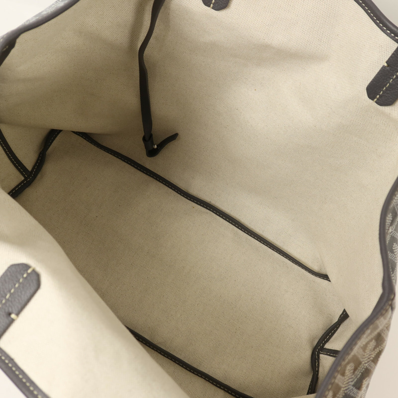 GOYARD 塗層帆布Saint Louis PM銀扣肩背袋-4