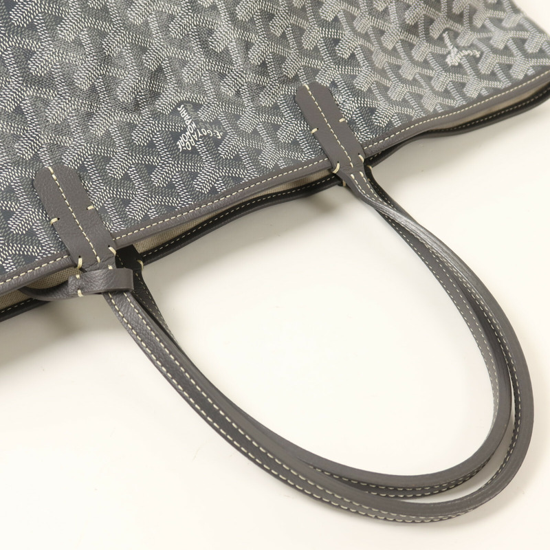 GOYARD 塗層帆布Saint Louis PM銀扣肩背袋-8