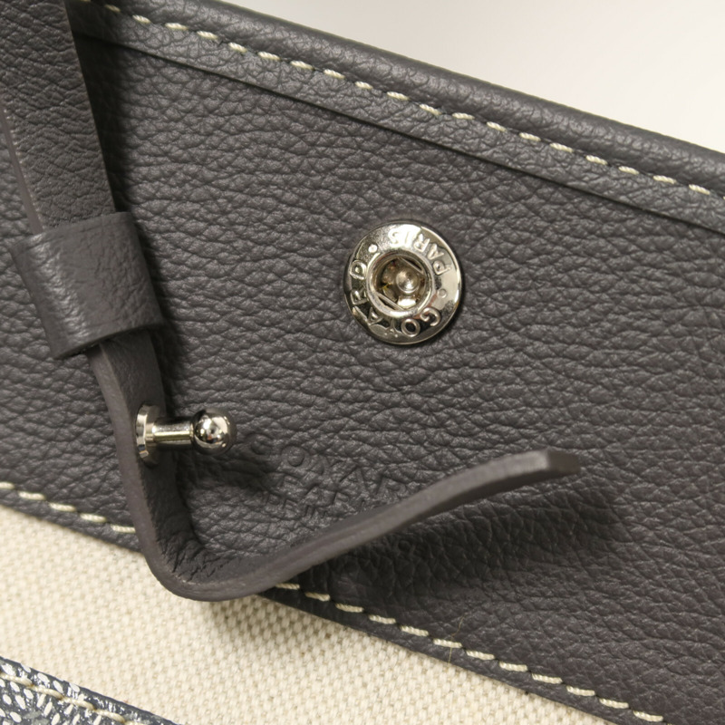 GOYARD 塗層帆布Saint Louis PM銀扣肩背袋-13