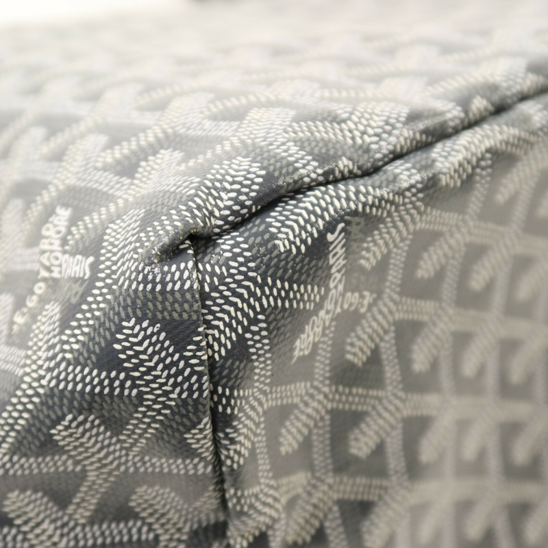 GOYARD 塗層帆布Saint Louis PM銀扣肩背袋-16