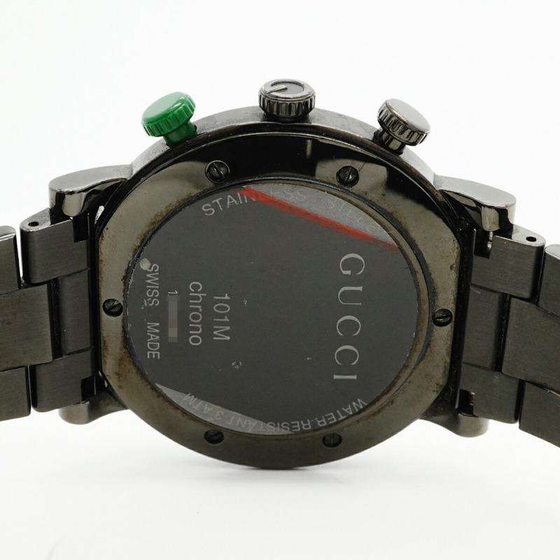 Gucci G-Chrono YA101331 黑色錶盤男士腕錶-4