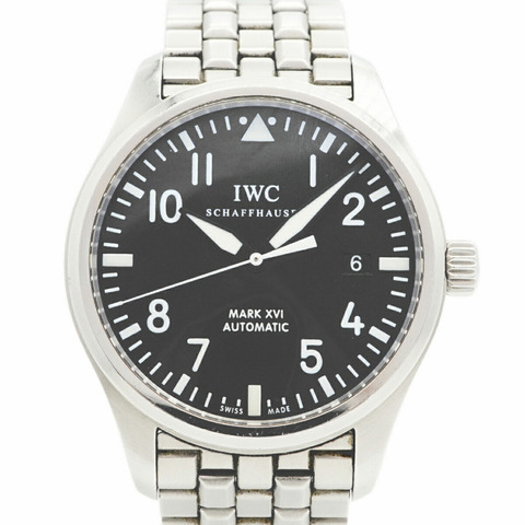 IWC 沙夫豪森飛行員 IW325504 黑色錶盤男士手錶