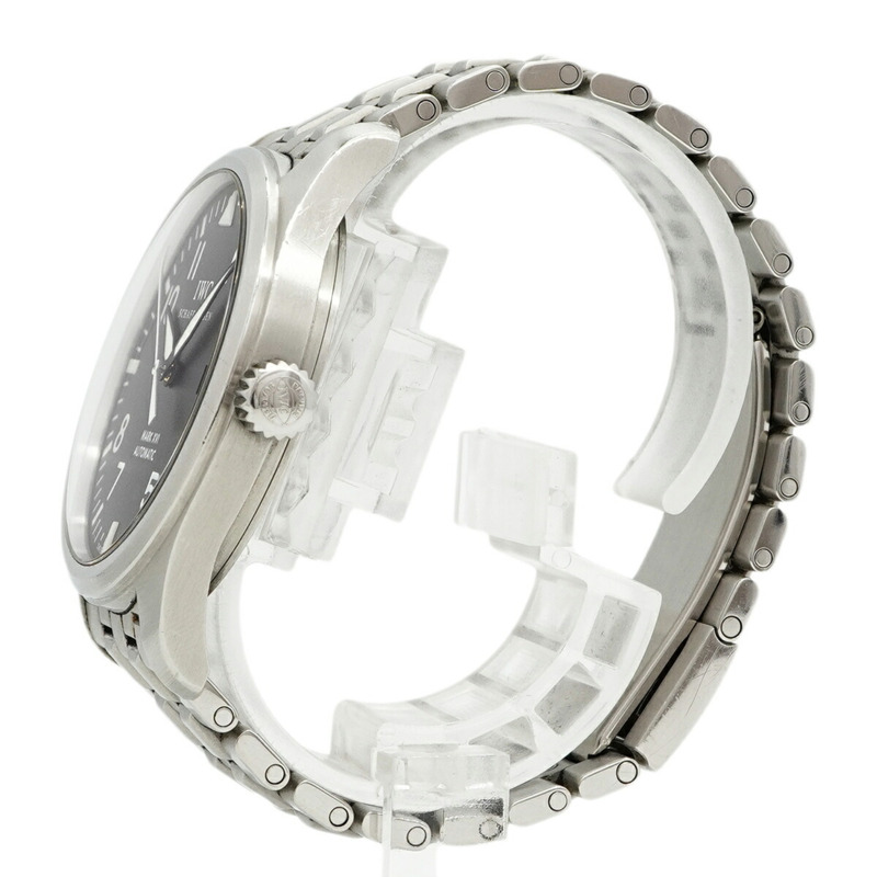 IWC 沙夫豪森飛行員 IW325504 黑色錶盤男士手錶-1