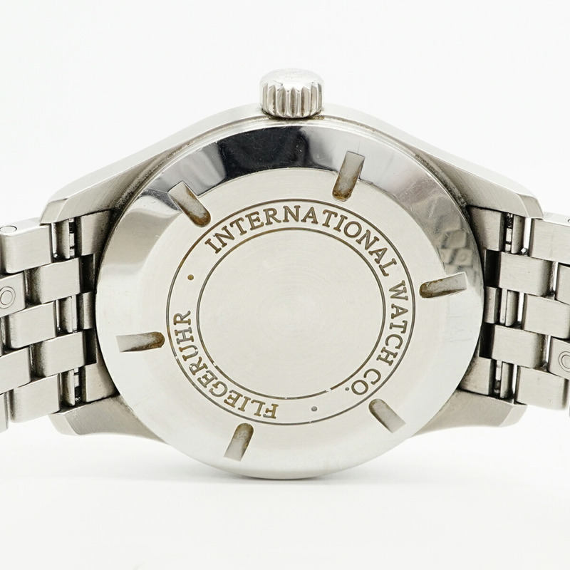 IWC 沙夫豪森飛行員 IW325504 黑色錶盤男士手錶-4