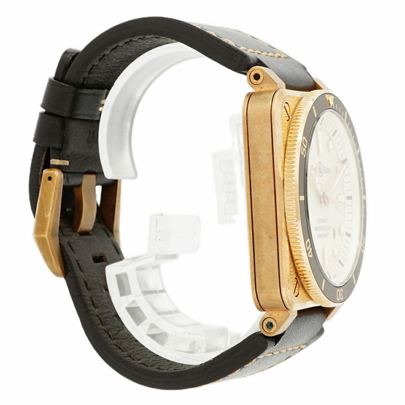 Bell & Ross Diver White Bronze BR0392-D-WH-BR SCA 銀色錶盤男士腕錶-2