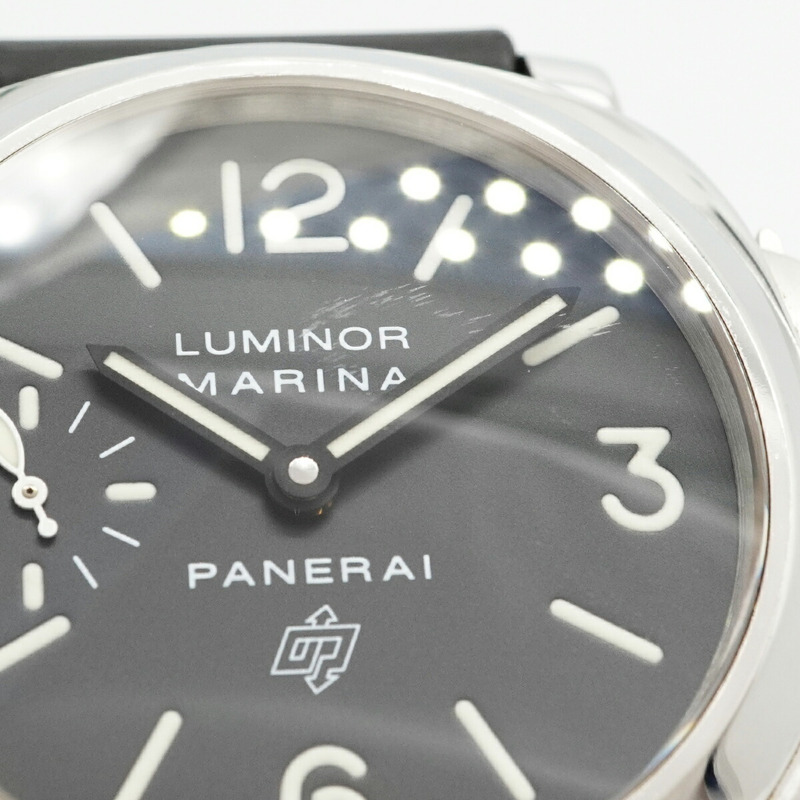 沛納海 Luminor Marina PAM00005 黑色錶盤男士腕錶-5