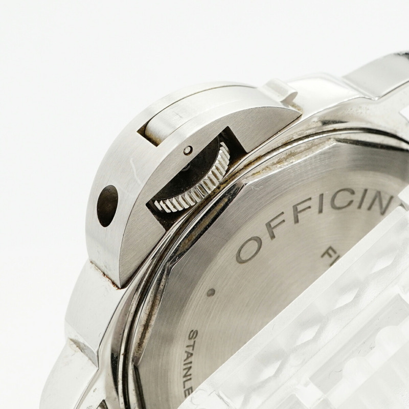 沛納海 Luminor Marina PAM00005 黑色錶盤男士腕錶-8