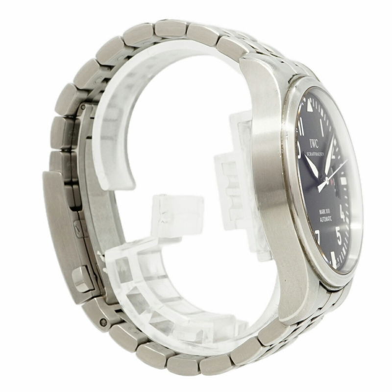 IWC 沙夫豪森飛行員 IW326504 黑色錶盤男士手錶-2