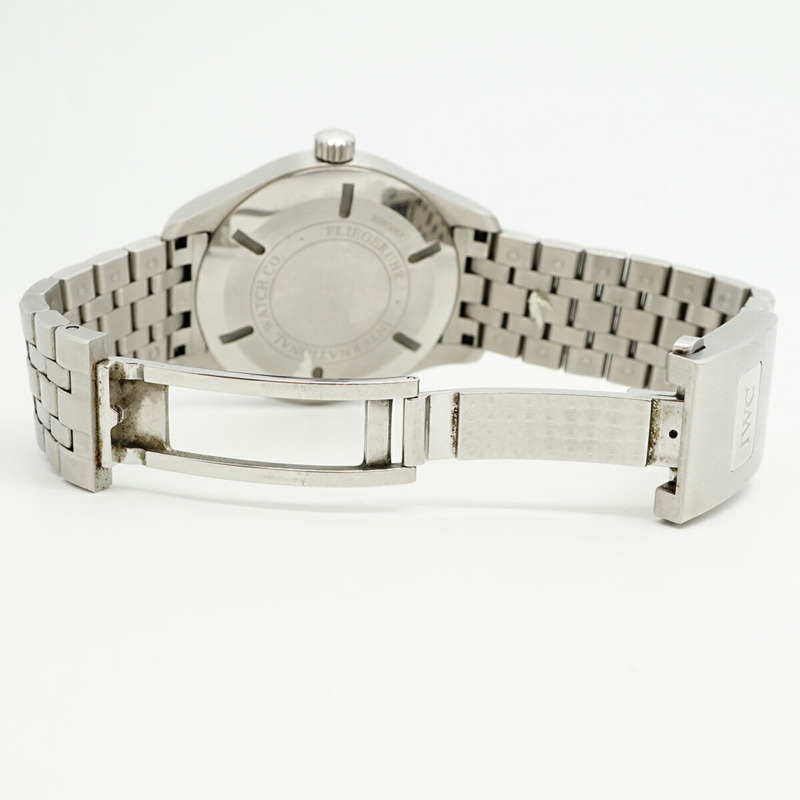 IWC 沙夫豪森飛行員 IW326504 黑色錶盤男士手錶-3