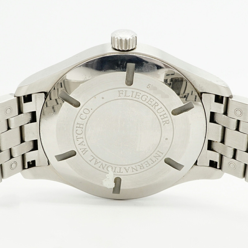 IWC 沙夫豪森飛行員 IW326504 黑色錶盤男士手錶-4