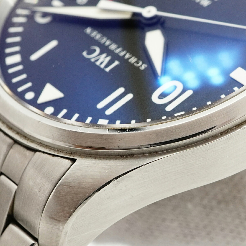 IWC 沙夫豪森飛行員 IW326504 黑色錶盤男士手錶-6