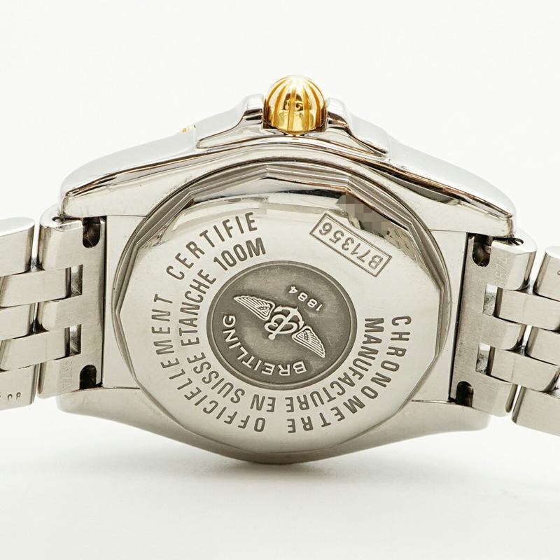 百年靈 Cockpit B71356 白色錶盤女錶-4