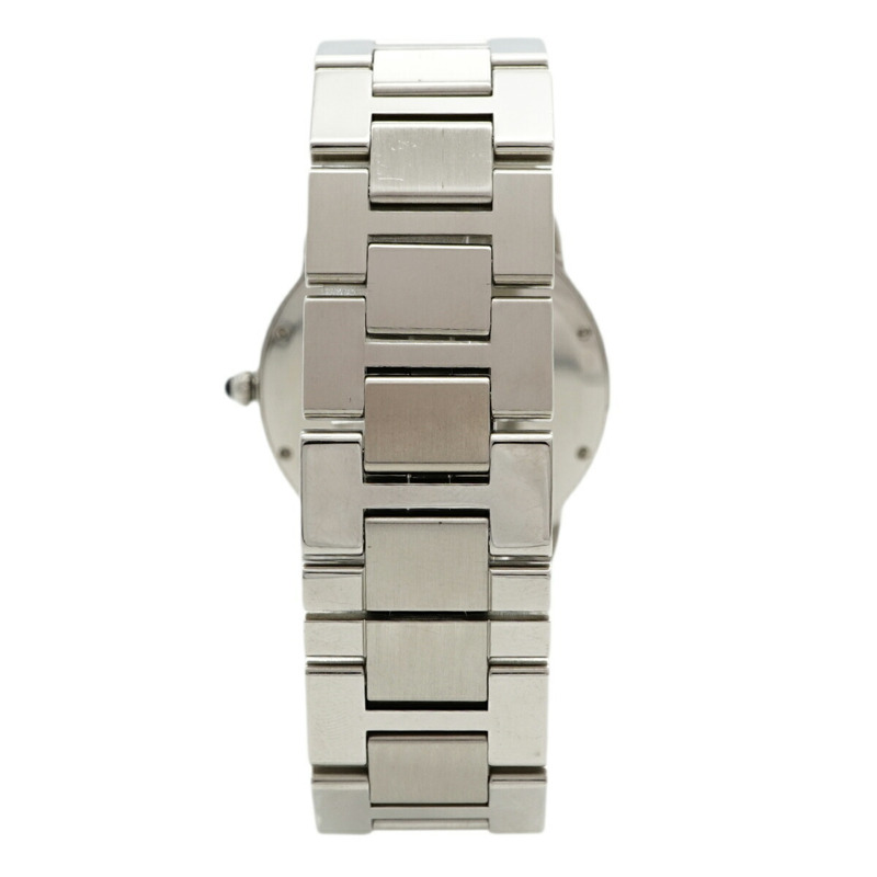 卡地亞 Ronde Solo LM W6701005 銀色錶盤男士腕錶-7