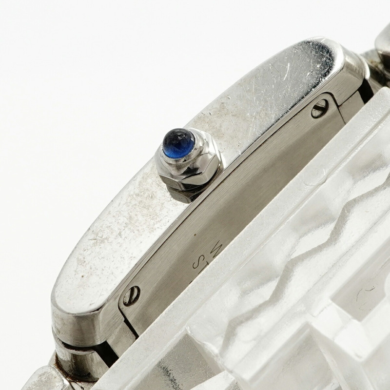 卡地亞 Tank Française SM W51008Q3 象牙色錶盤女士腕錶-8