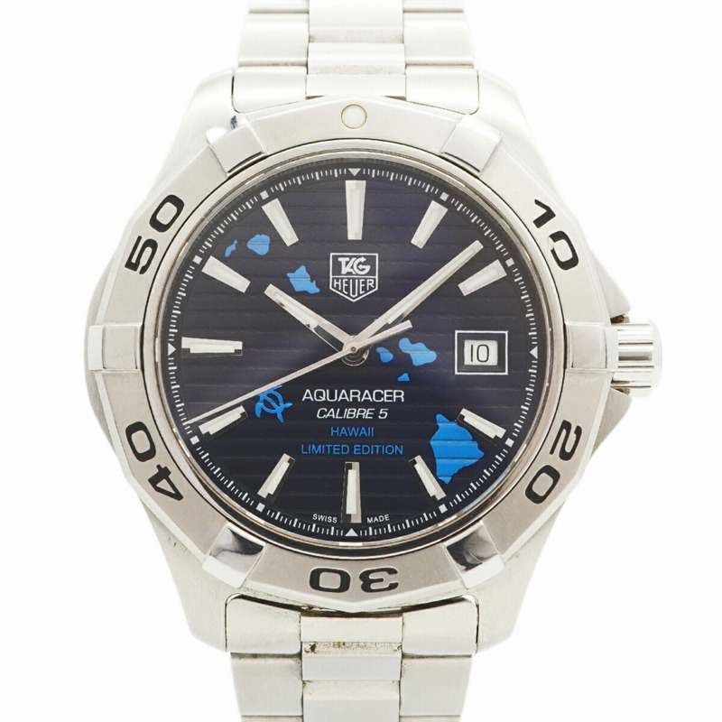 TAG Heuer Aquaracer WAP201AA 海軍藍錶盤男士手錶-0