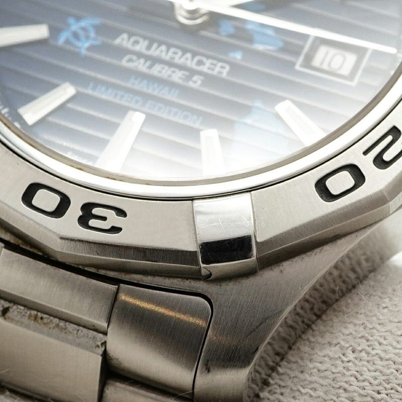 TAG Heuer Aquaracer WAP201AA 海軍藍錶盤男士手錶-6