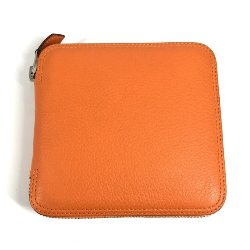 愛馬仕 Hermes 環保可折疊絲滑大像印花手提包單肩包真皮絲綢男女橙色-9