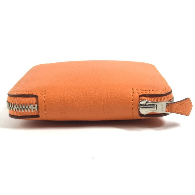 愛馬仕 Hermes 環保可折疊絲滑大像印花手提包單肩包真皮絲綢男女橙色-14