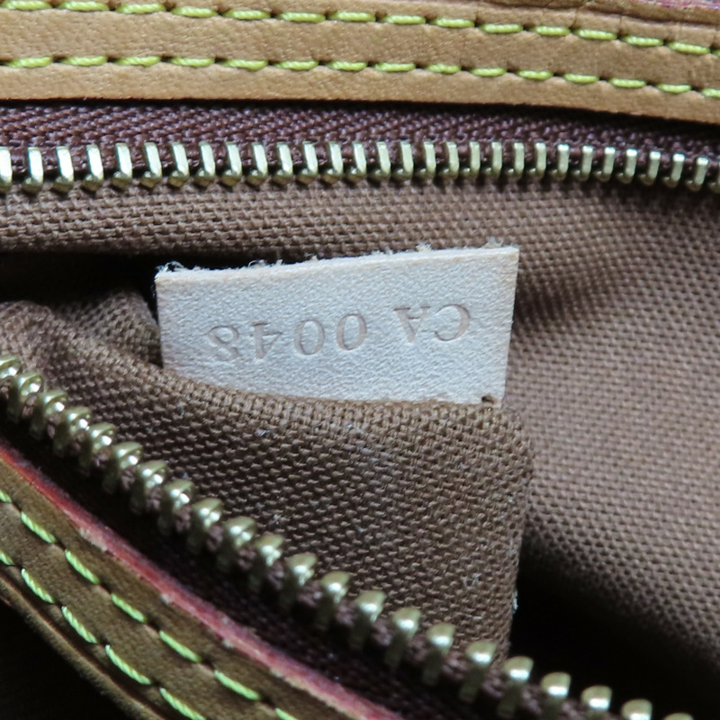 棕色 原花帆布 Batignolles Horizontal 手提包【LOUIS VUITTON LV 路易威登】 M51154-8