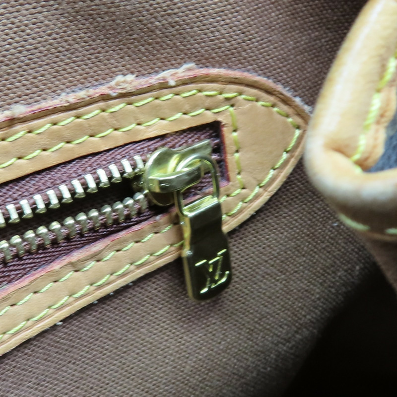 棕色 原花帆布 Batignolles Horizontal 手提包【LOUIS VUITTON LV 路易威登】 M51154-15