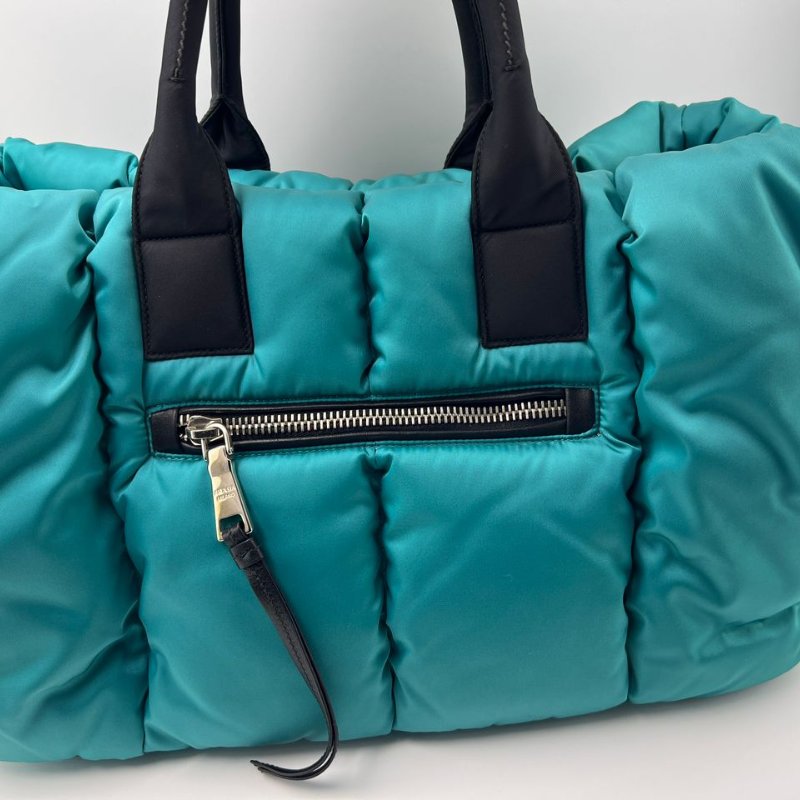 Prada 羽絨托特包-10