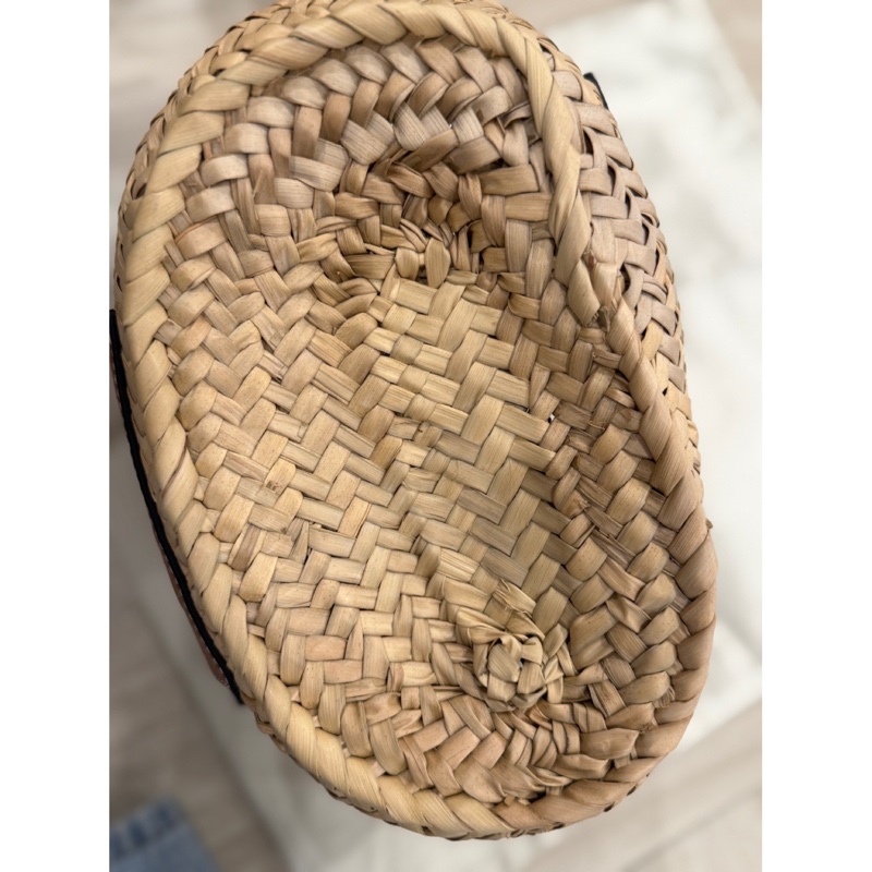 LOEWE 小號菜籃子 草編包 手提包 近新閒置品-4