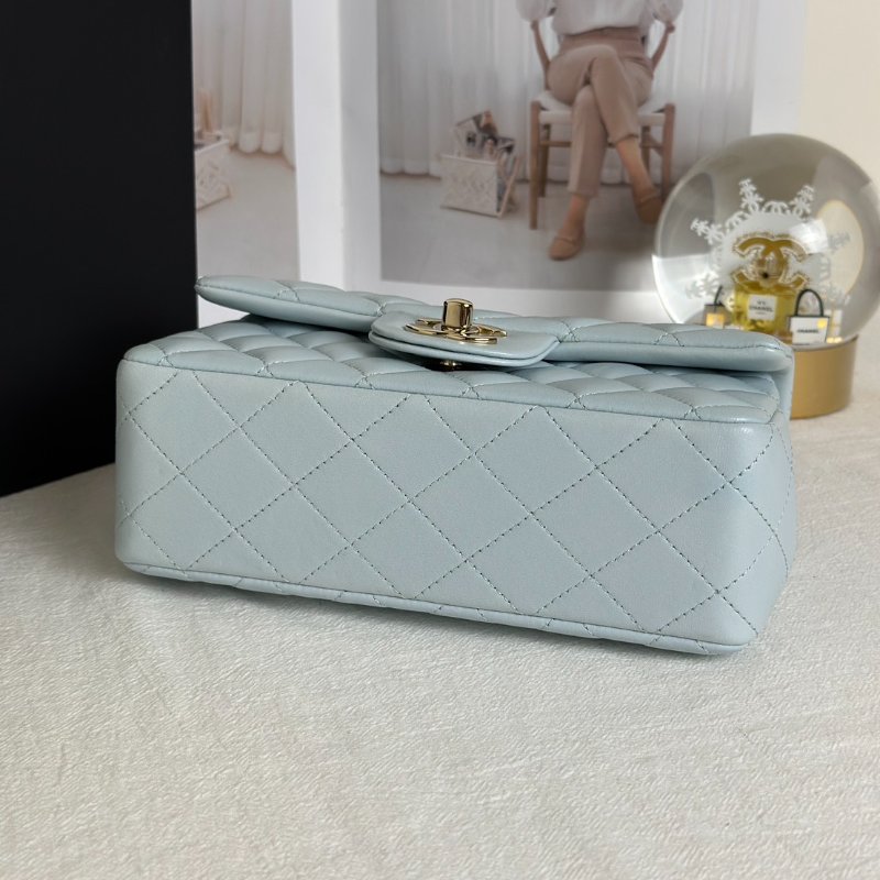 CHANEL 21K Handle mini CF20 - 寶寶藍-5