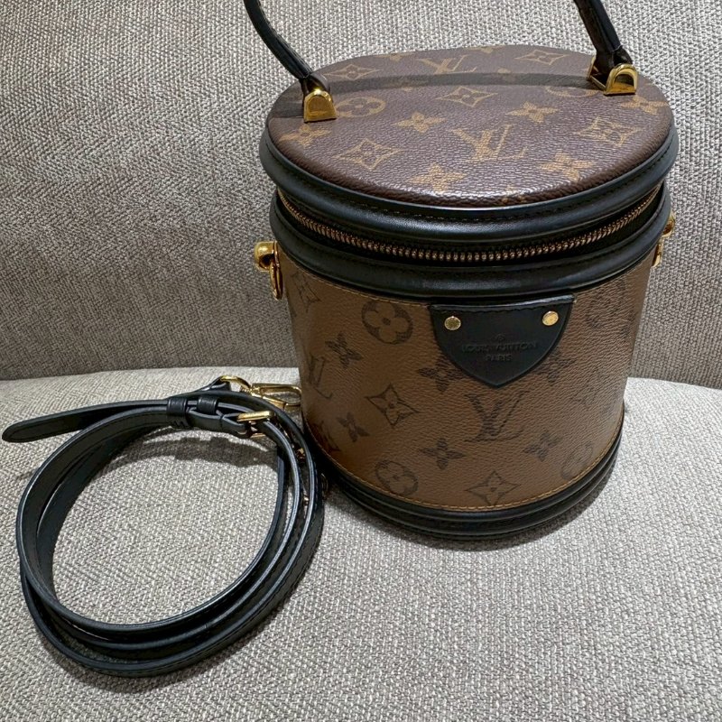 Louis Vuitton 小圓餅盒包 晶片款-0