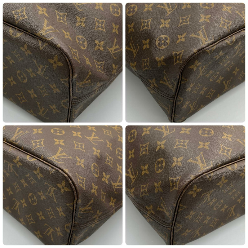 路易威登 Neverfull MM 手提包 M40995 Monogram 帆布棕色女士款-4