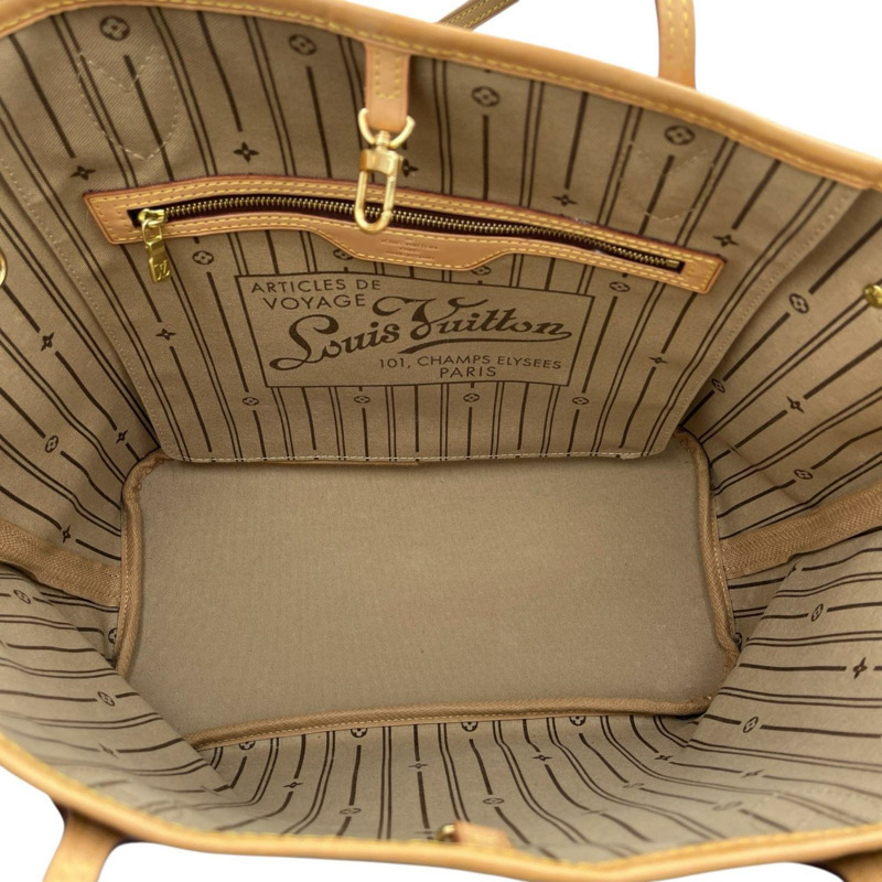路易威登 Neverfull MM 手提包 M40995 Monogram 帆布棕色女士款-5