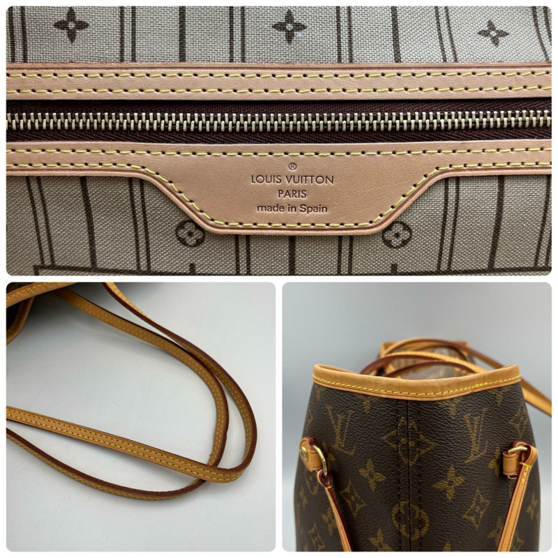 路易威登 Neverfull MM 手提包 M40995 Monogram 帆布棕色女士款-6