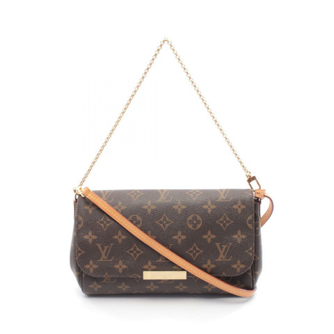 路易威登 Favorite MM 鏈條斜背包 M40718 Monogram 帆布 二手 LV